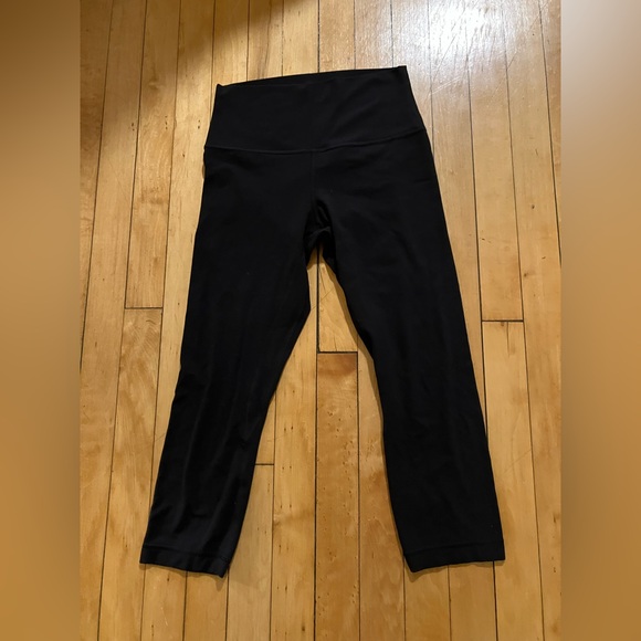 lululemon athletica Pants - Lululemon Align High Rise Crop Black Leggings